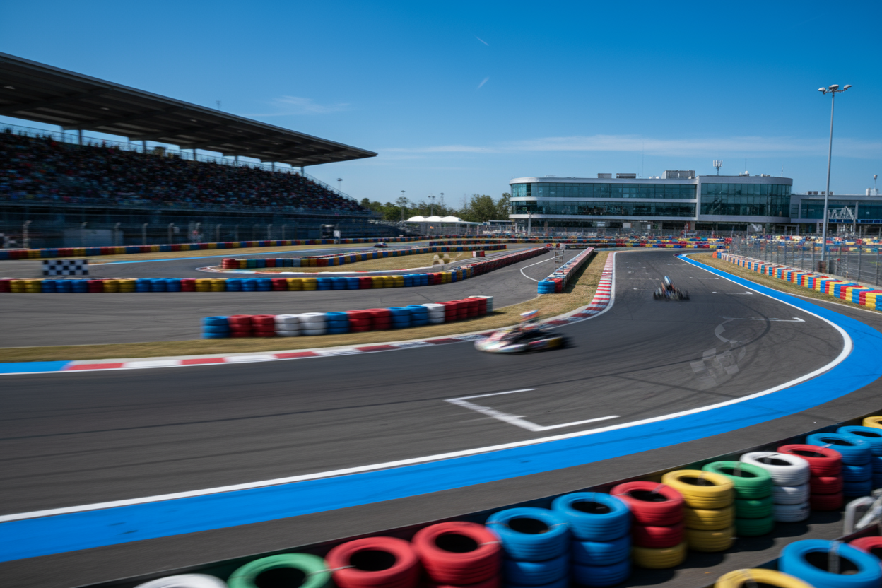 tło dla toru gokartowego